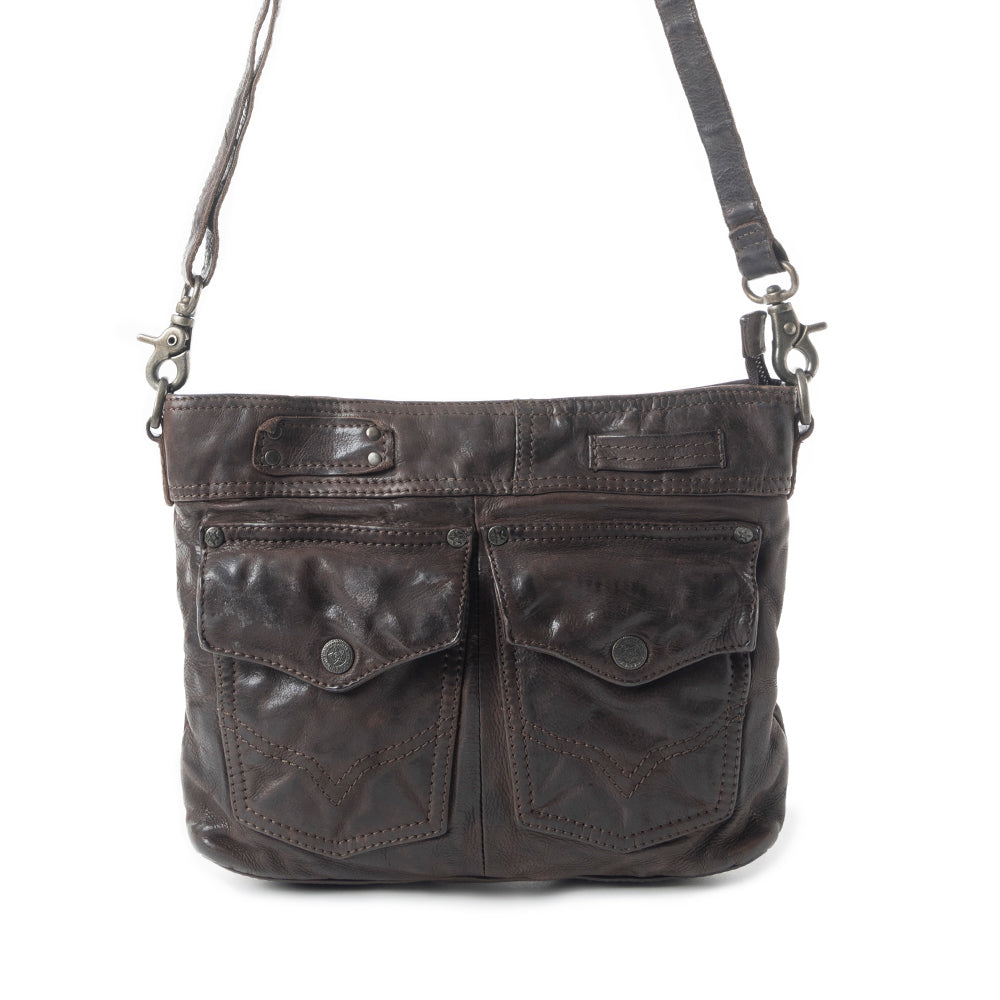 Range Rider Pocket Shoulder Bag In Black