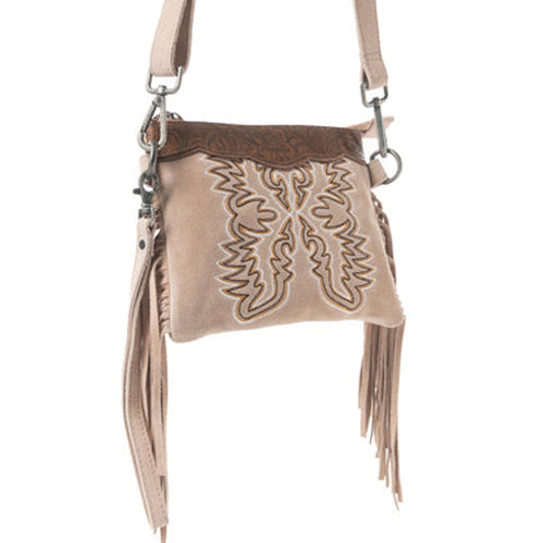 Desert Wing Crossbody Bag In Beige