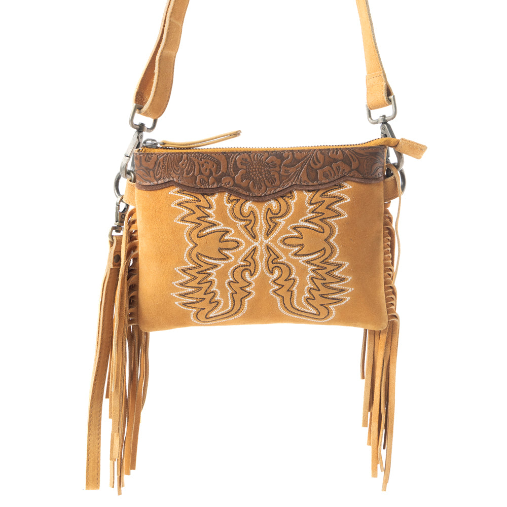 Desert Wing Crossbody Bag In Brown