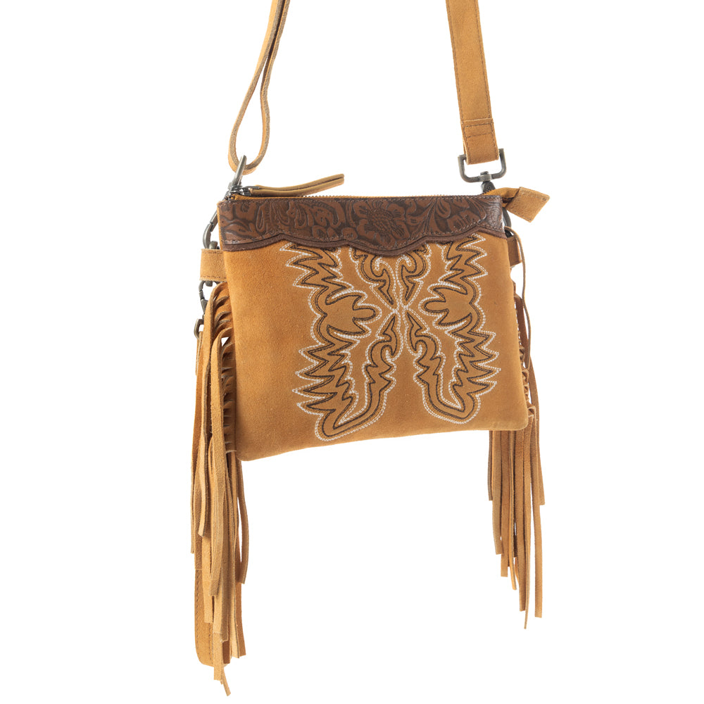 Desert Wing Crossbody Bag In Brown