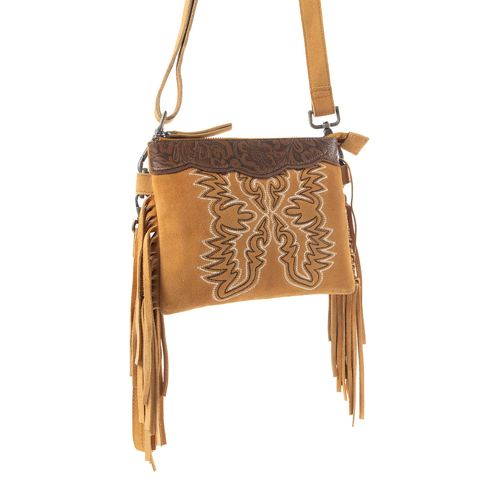 Desert Wing Crossbody Bag In Brown