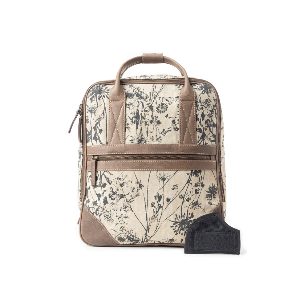 Grasslands Meadow Backpack In Green and Off White