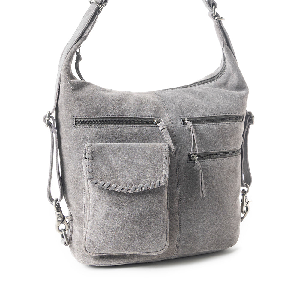 Smoky Trailhead Shoulder Bag In Gray