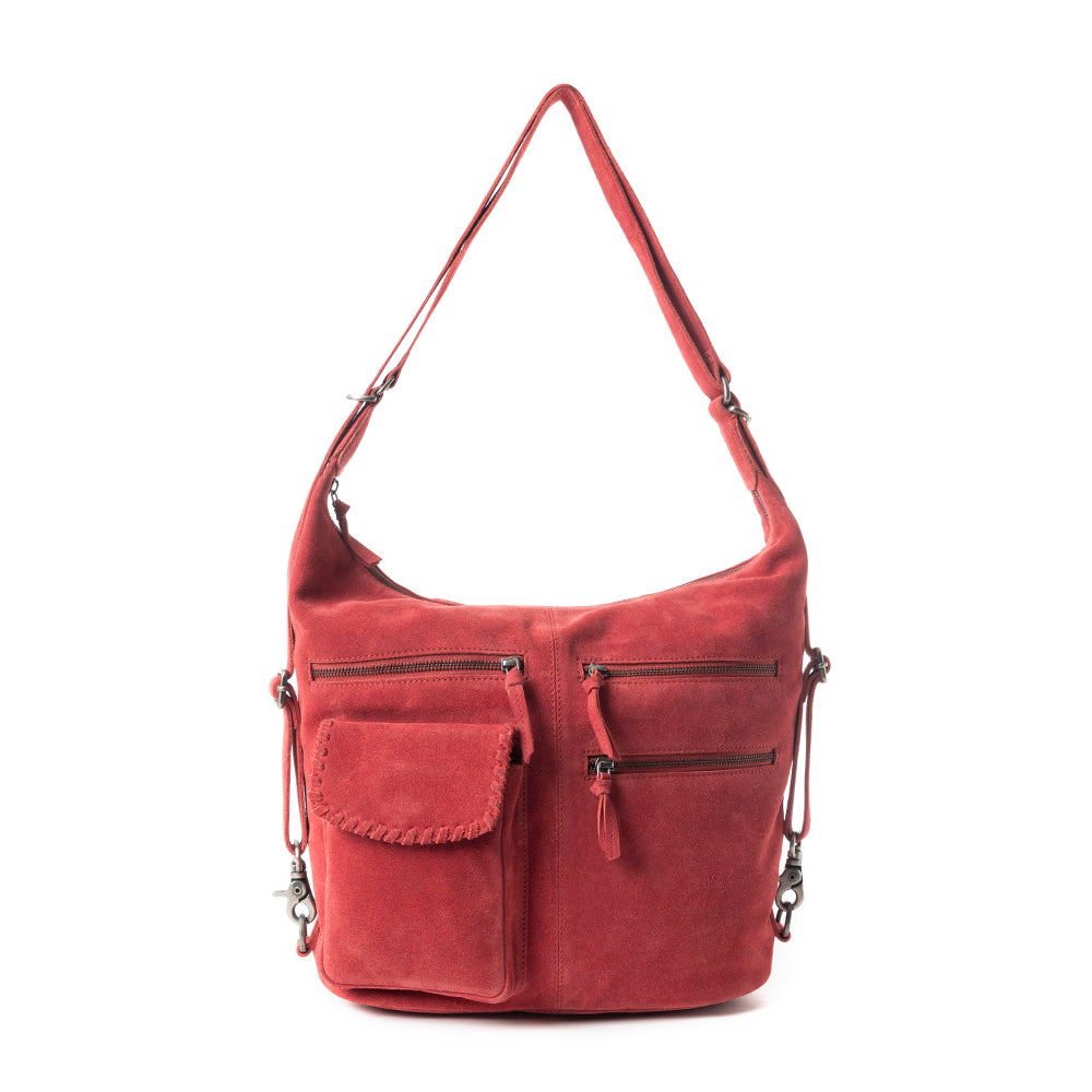 Smoky Trailhead Shoulder Bag In Red