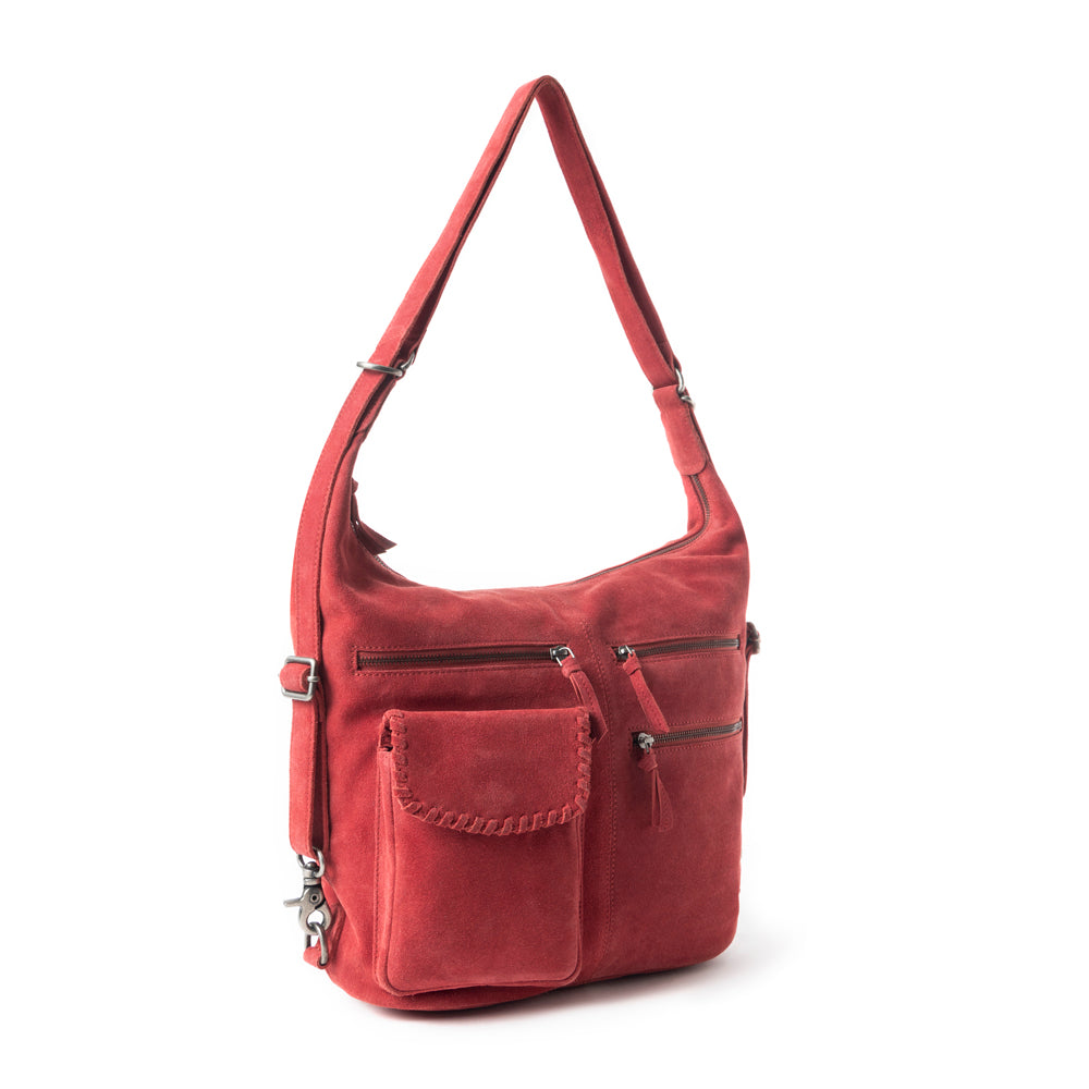 Smoky Trailhead Shoulder Bag In Red