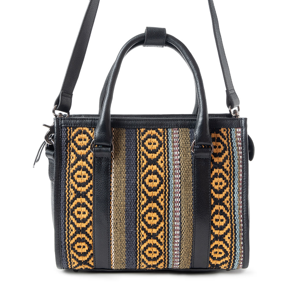 Nuevas Vistas Crossbody Bag In Black and Yellow