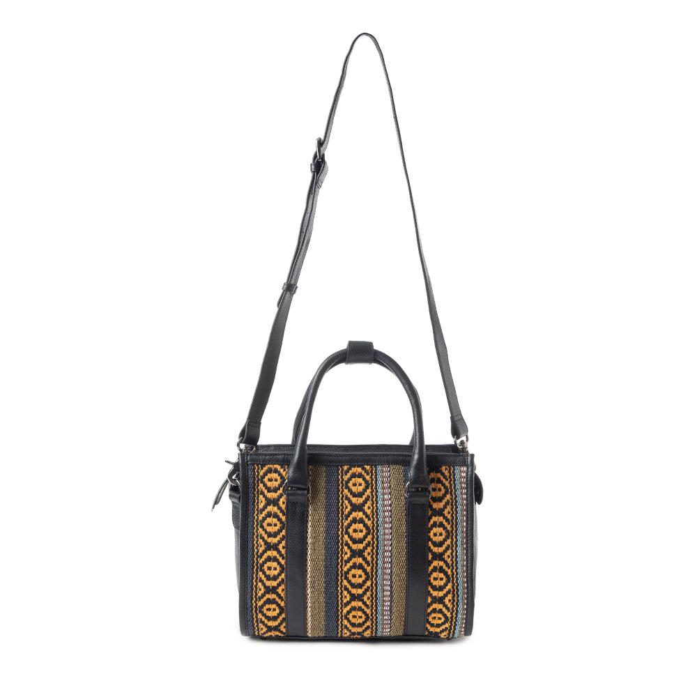 Nuevas Vistas Crossbody Bag In Black and Yellow