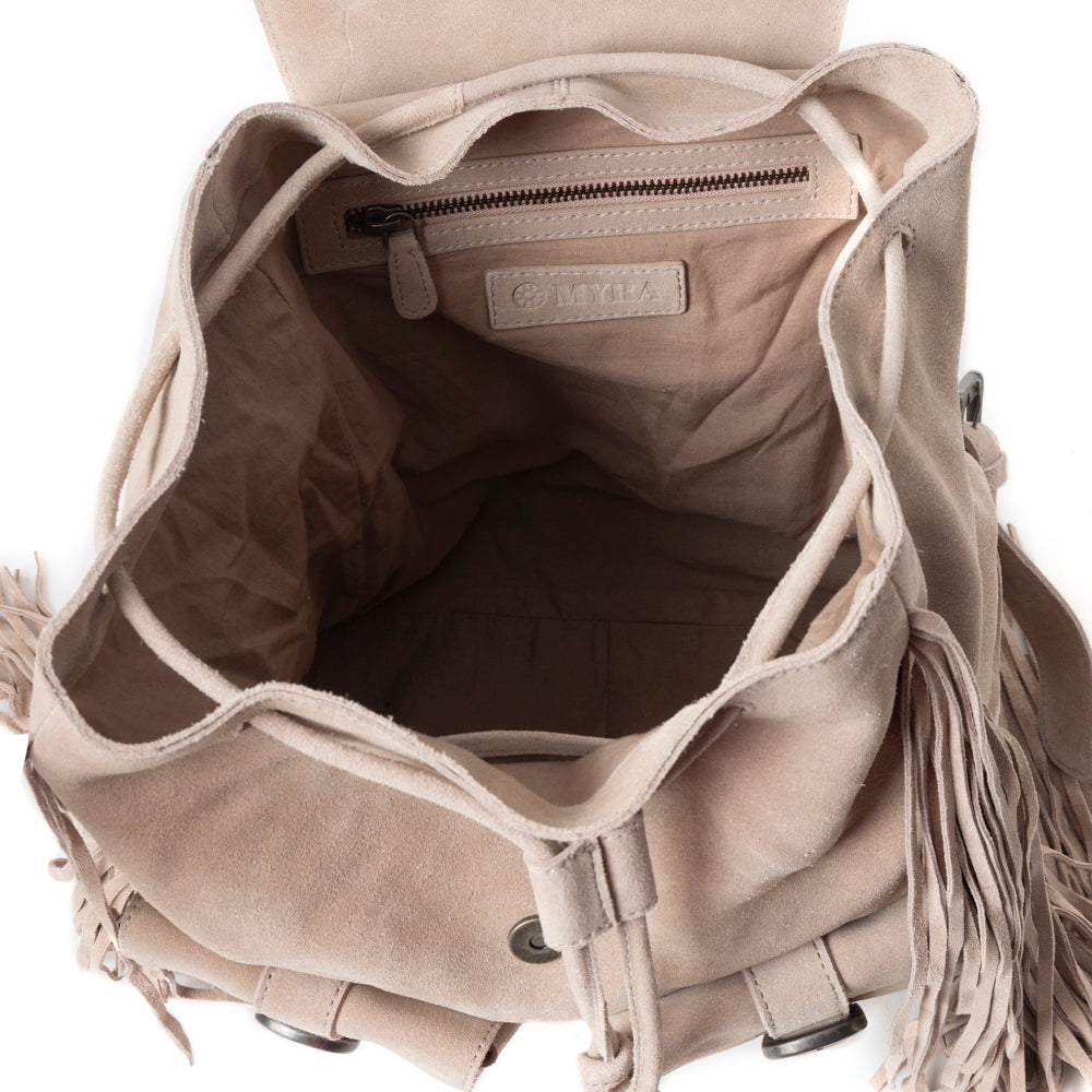 Deluxe Royale Backpack In Beige