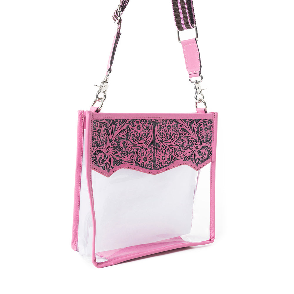 Pearlton Prairie Clear Bag In Pink