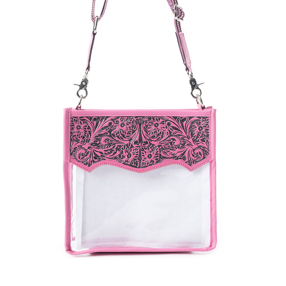 Pearlton Prairie Clear Bag In Pink