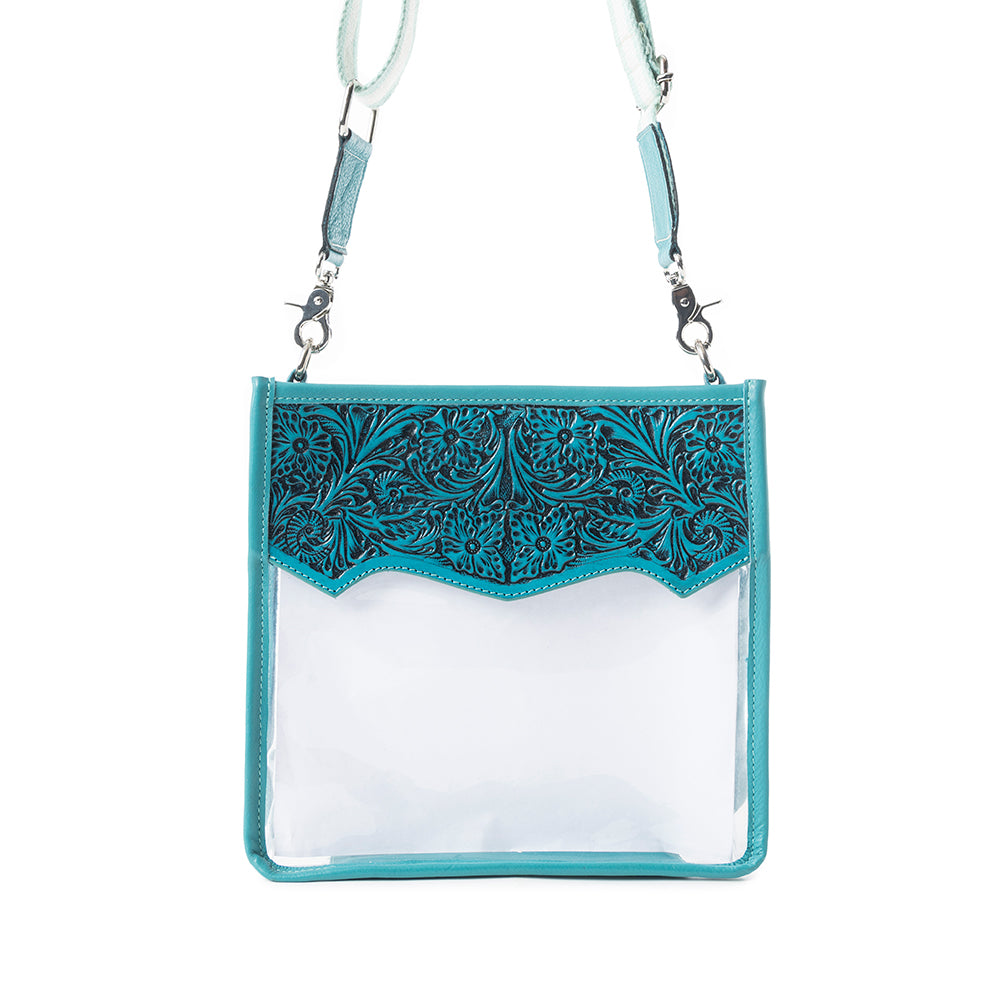 Pearlton Prairie Clear Bag In Blue