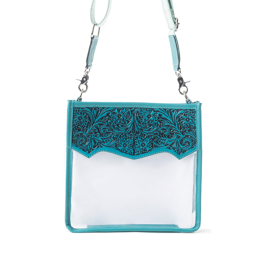 Pearlton Prairie Clear Bag In Blue