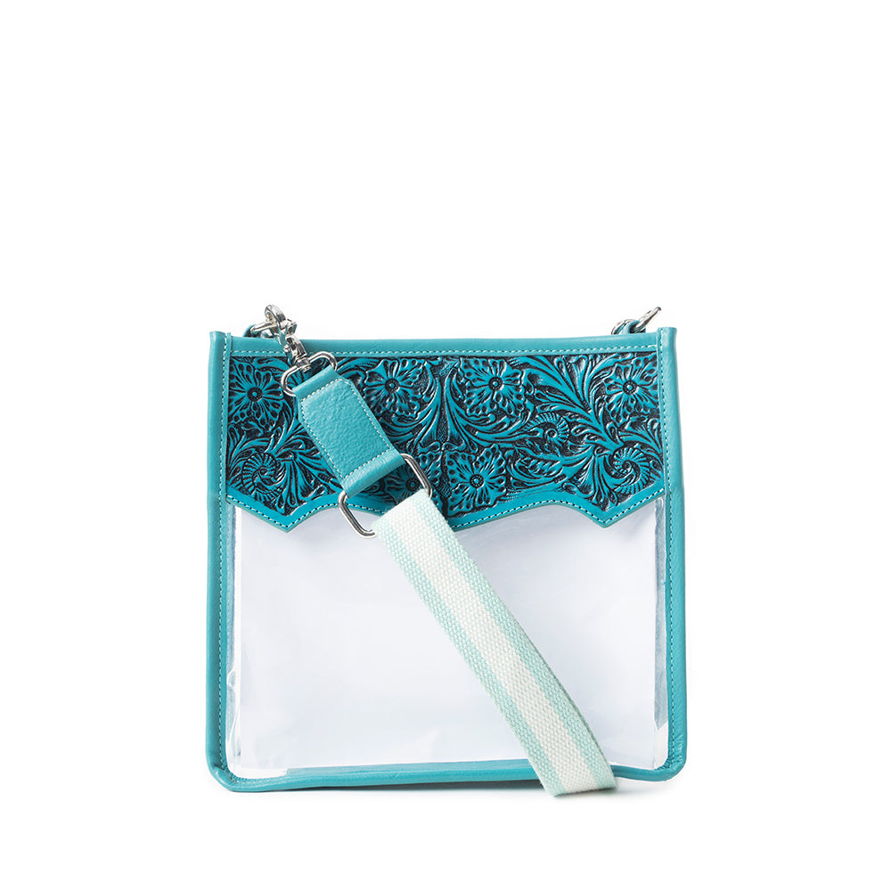 Pearlton Prairie Clear Bag In Blue