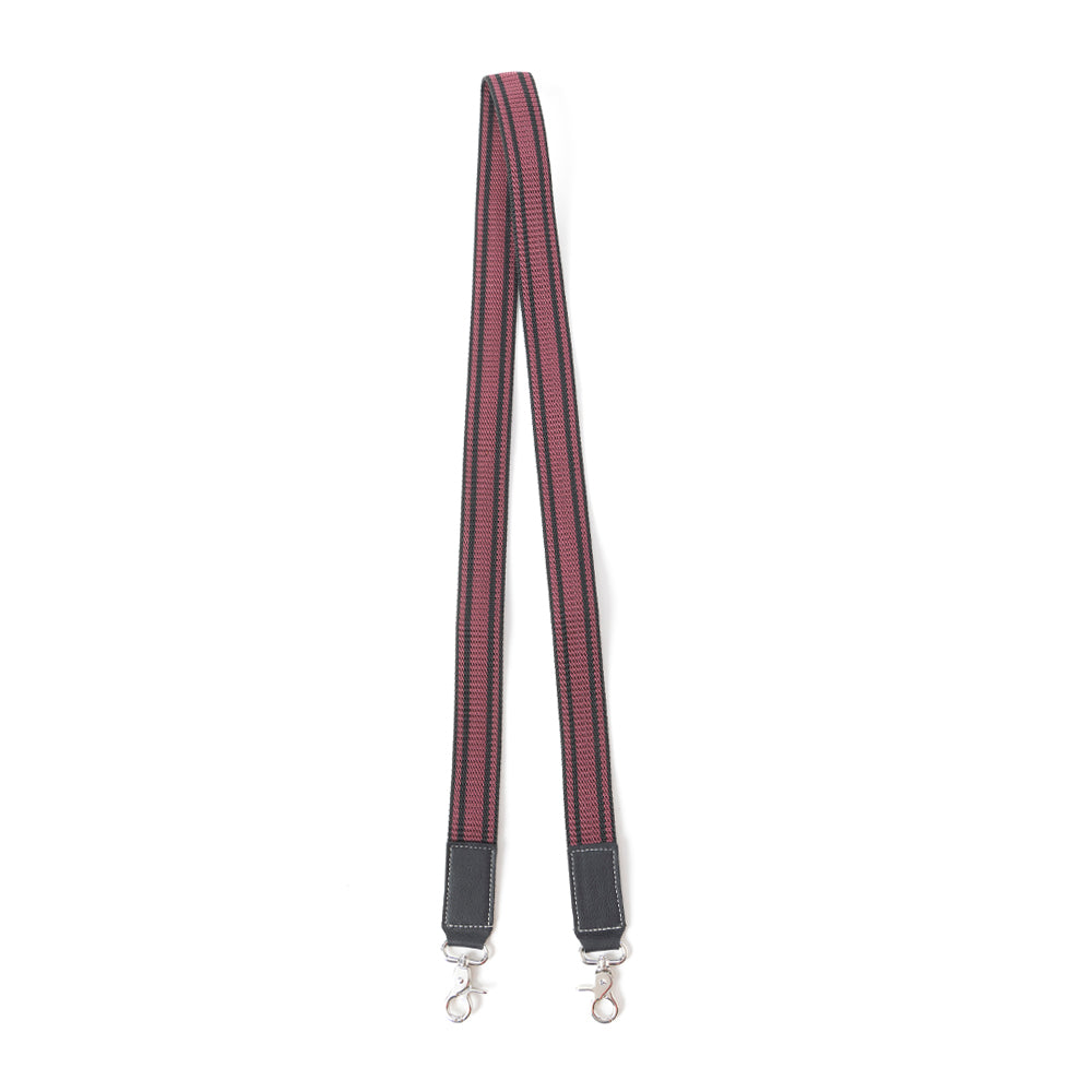 Millingston Canvas Accessory Strap In Maroon