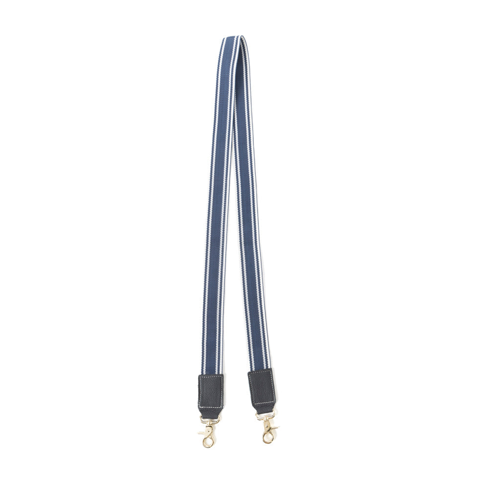 Millingston Canvas Accessory Strap In Blue and White