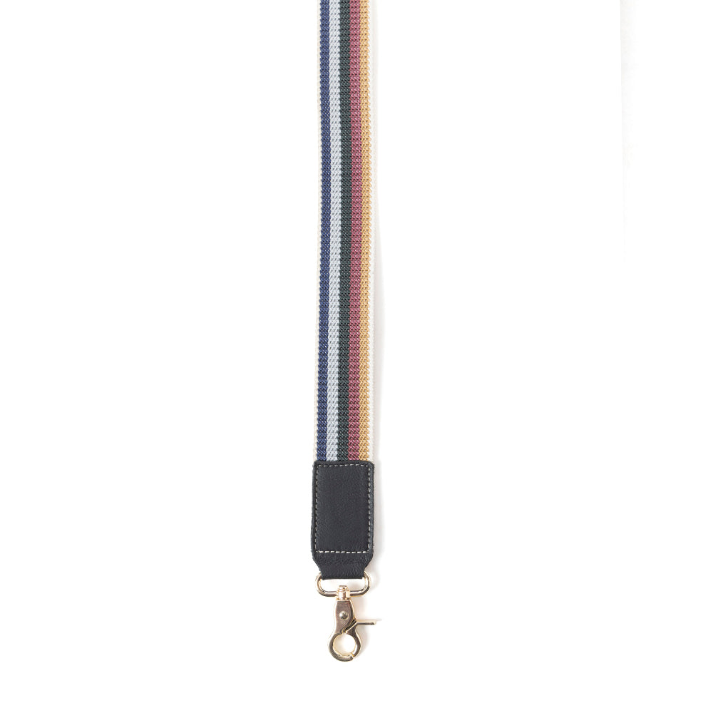 Millingston Canvas Accessory Strap In Blue and Red