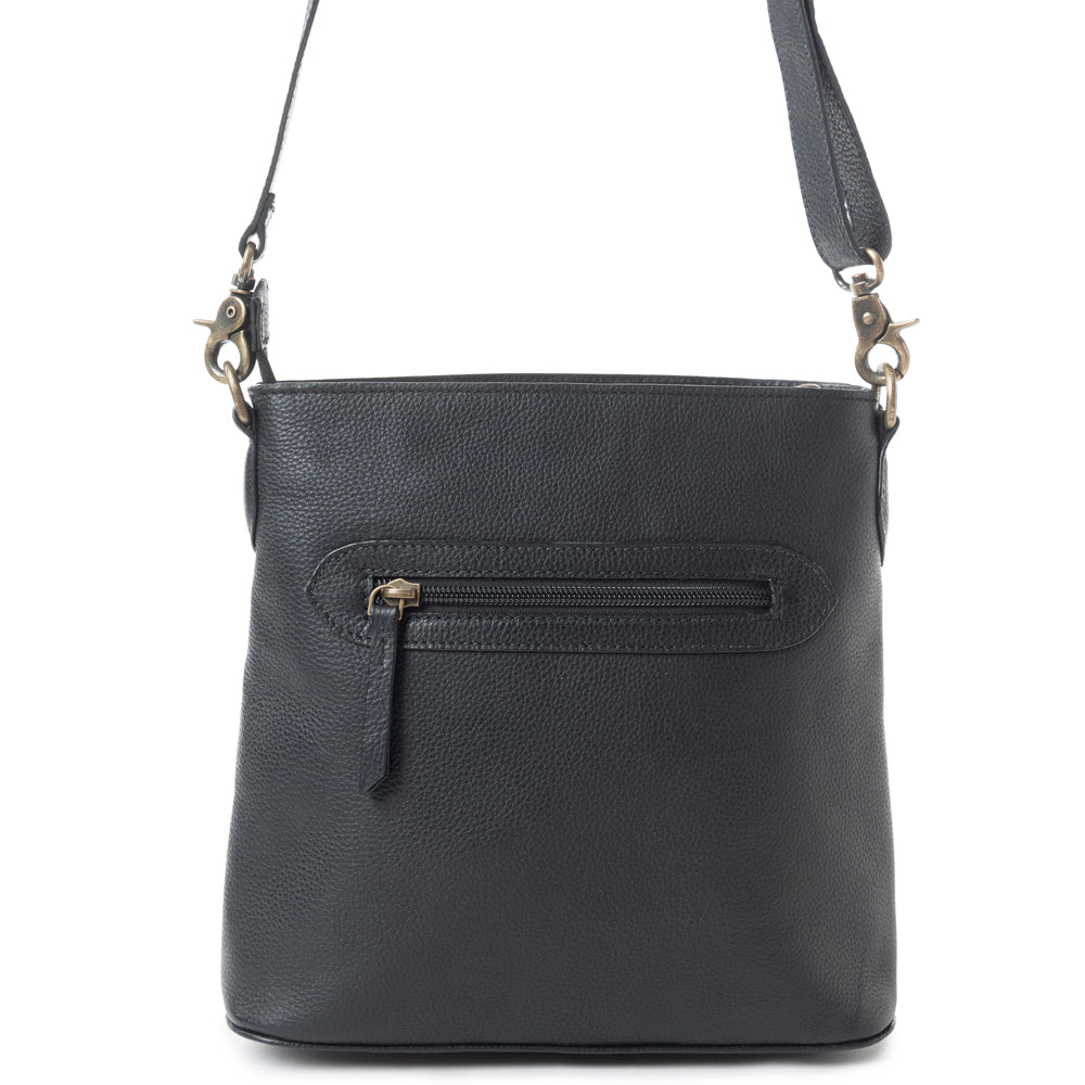 Glorious Rangelands Crossbody Bag In Black And White