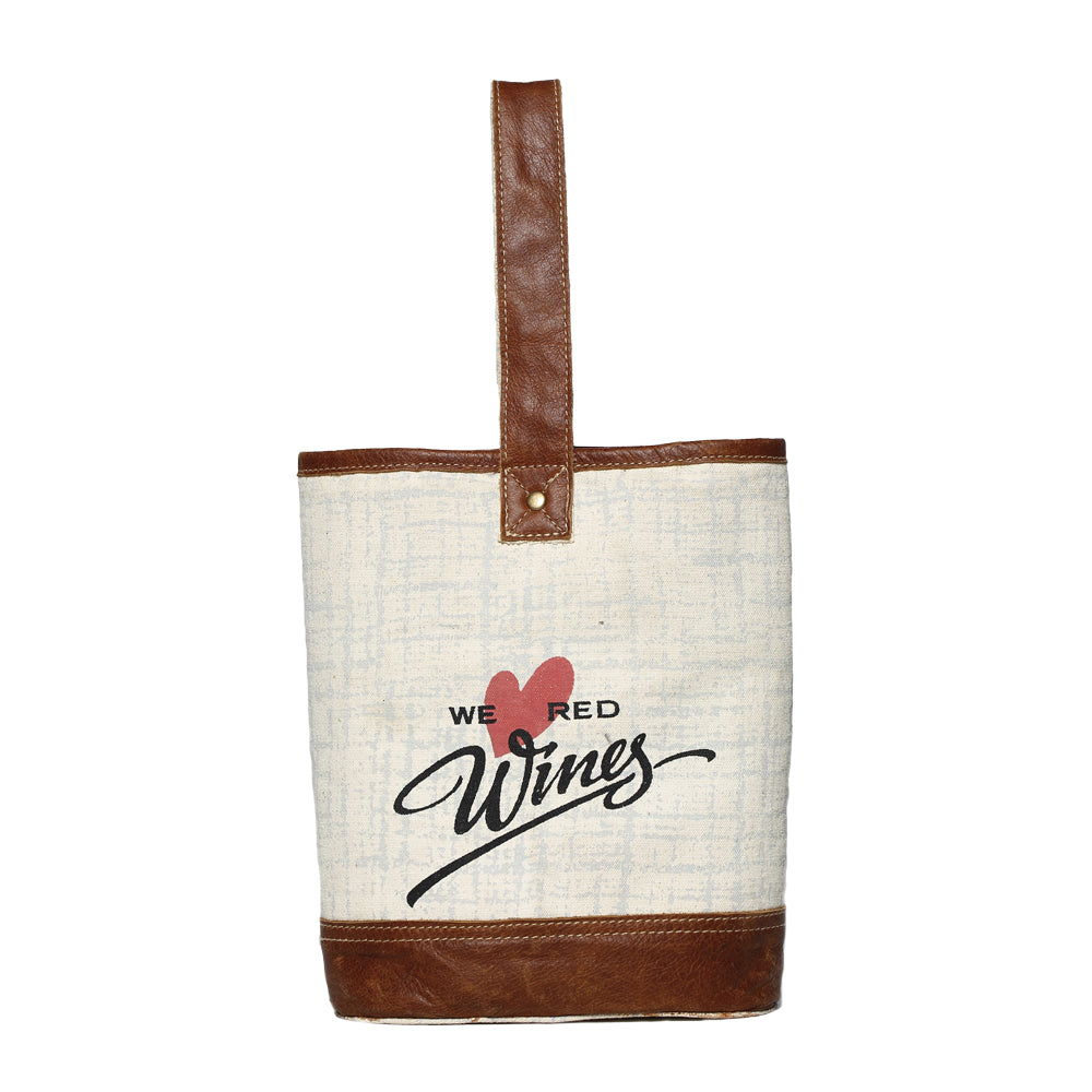 We Love Red Double Wine Bag