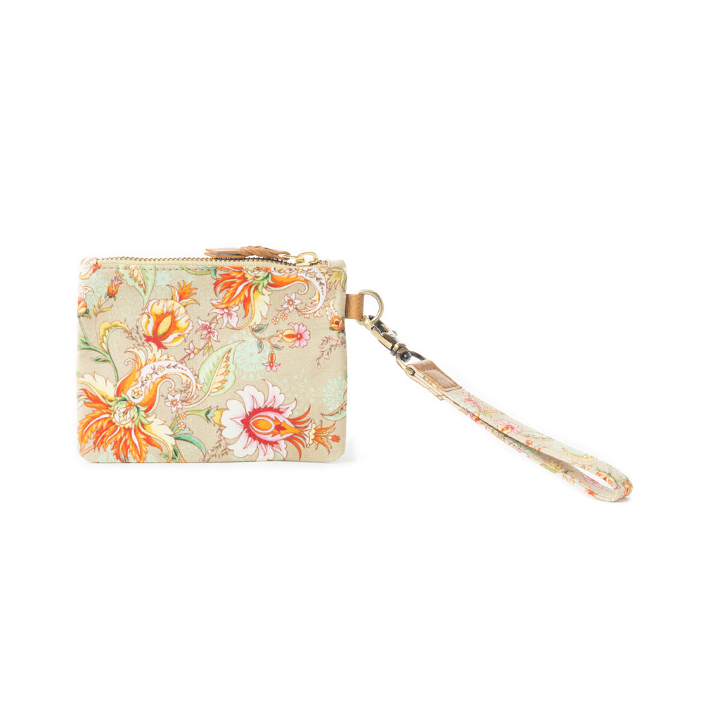 Serenity's Blooms Wallet In Beige