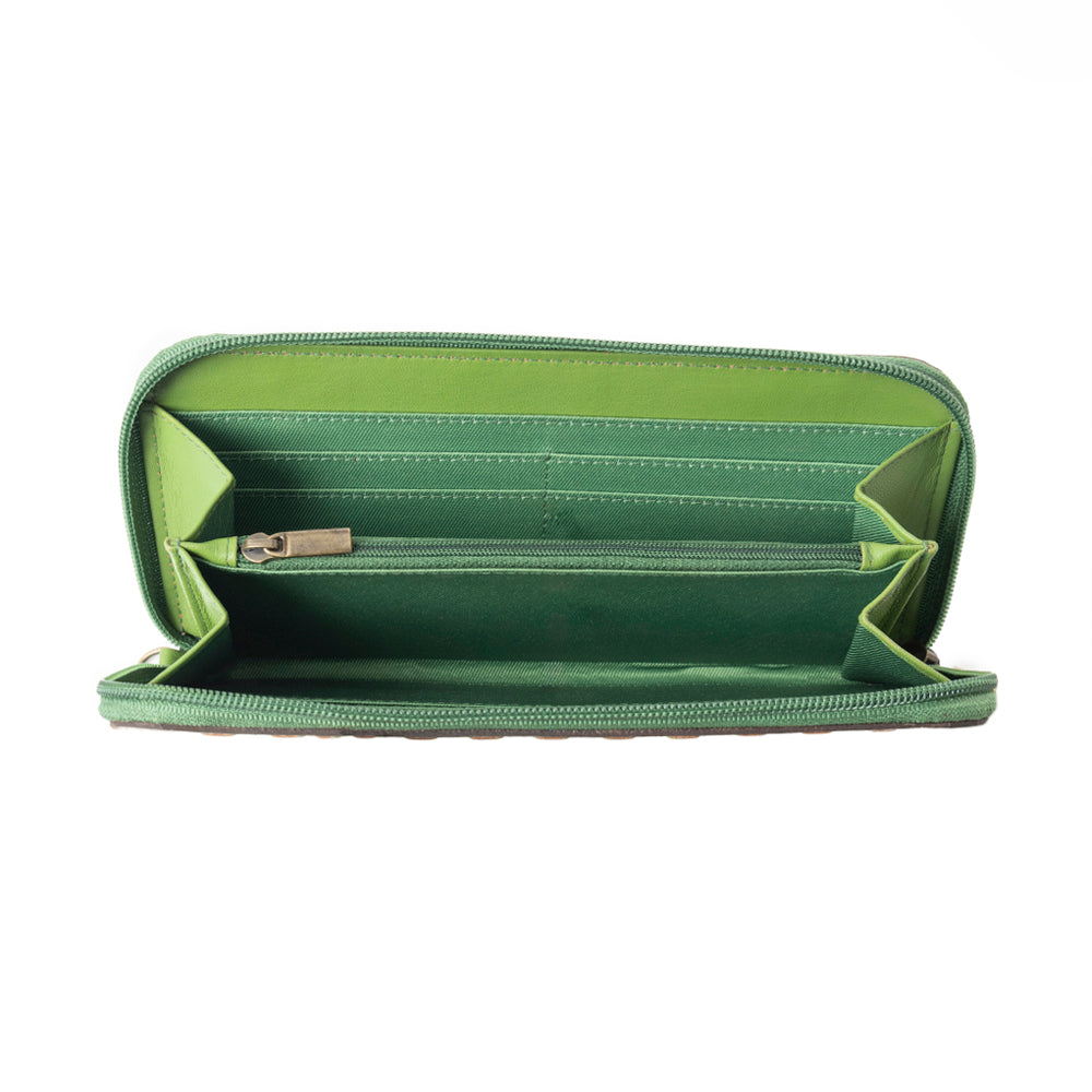 Miss Western Wallet In Green