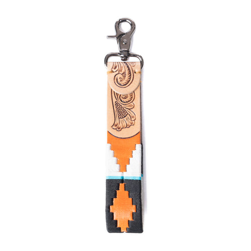My Desert Dawn Key Fob In White & Black