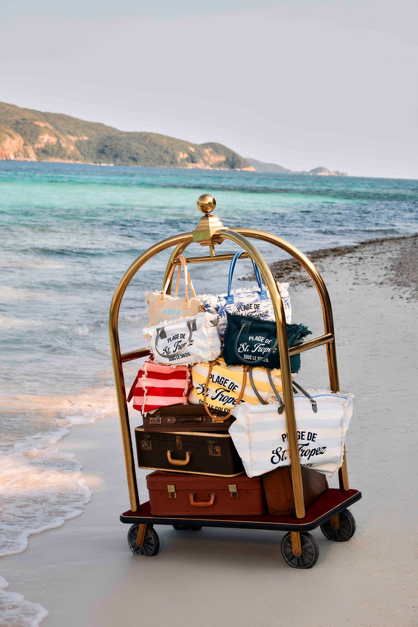 Saint Tropez Weekender Bag In Red