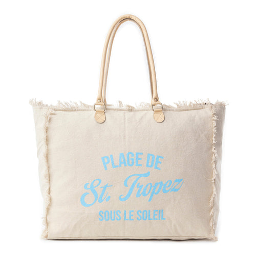 Saint Tropez Weekender Bag In Sand