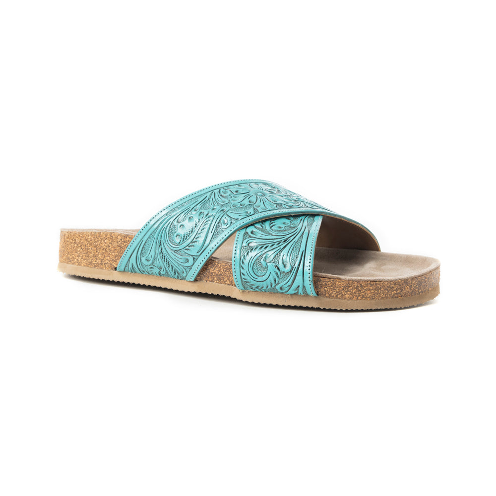 Taylor Creek Sandals In Turquoise