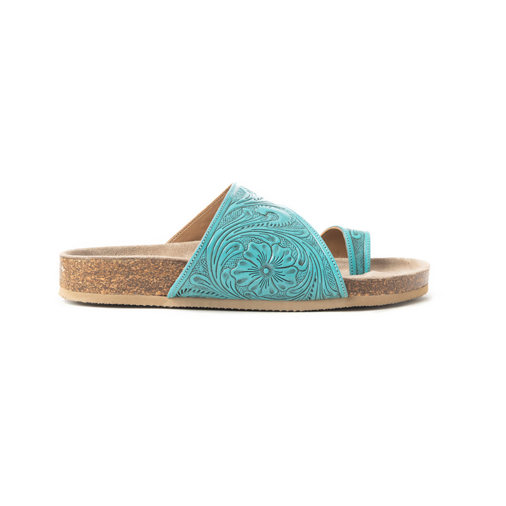 Eastward Winds Sandals Brown in Turquoise