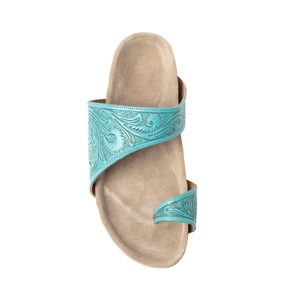 Eastward Winds Sandals Brown in Turquoise