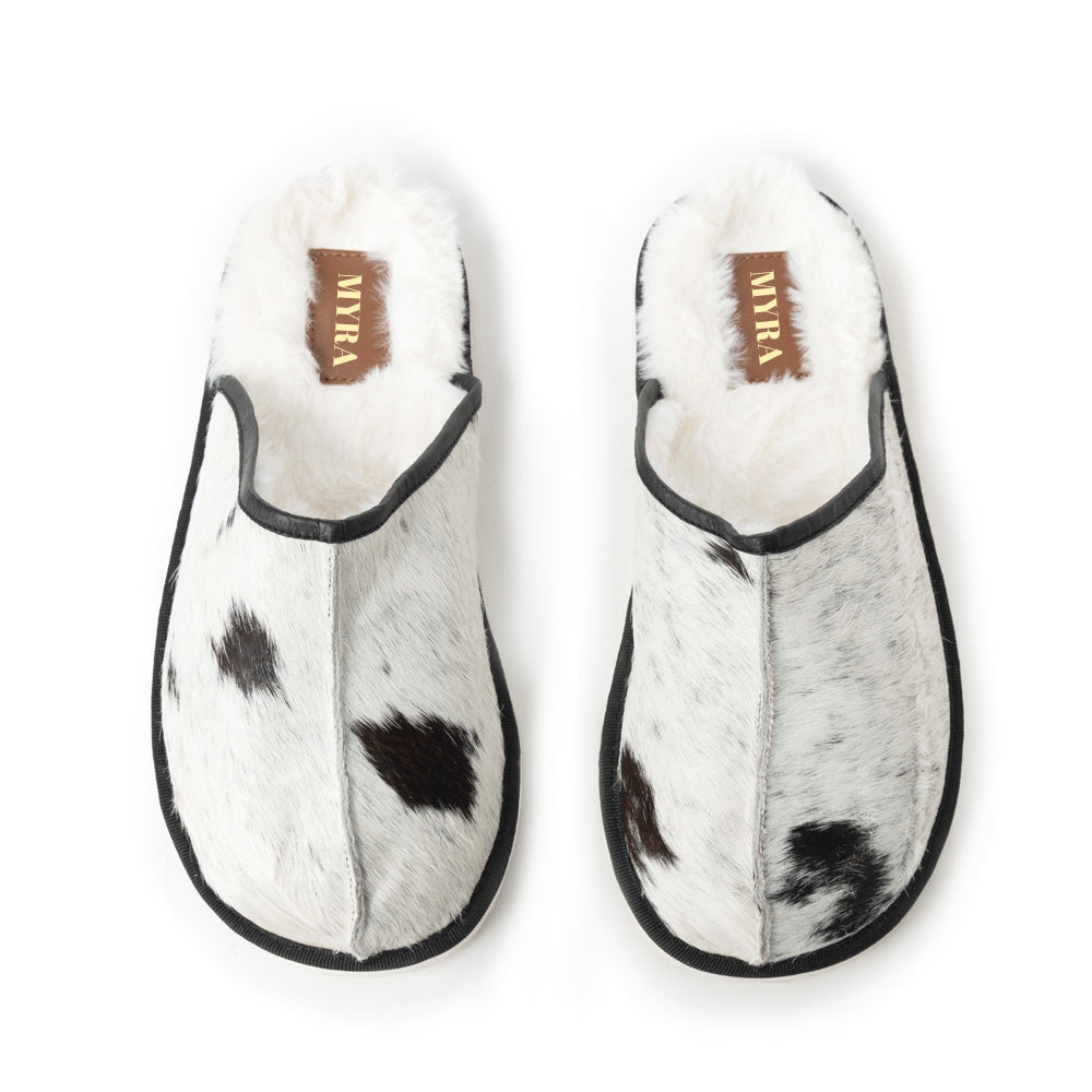 Swift Ridge House Men's Scuffs In Black and White