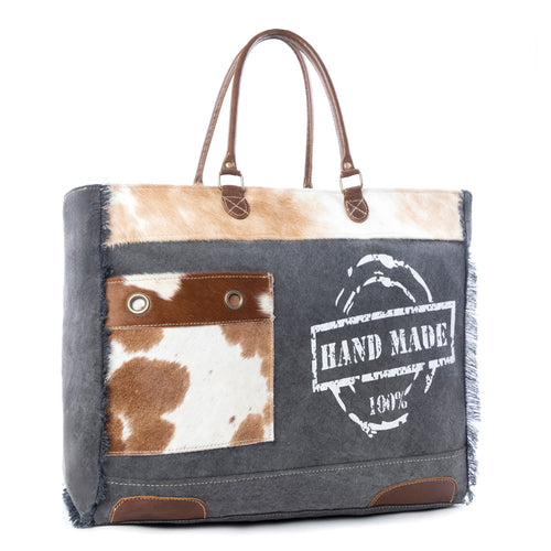 100% Handmade Print Weekender Bag