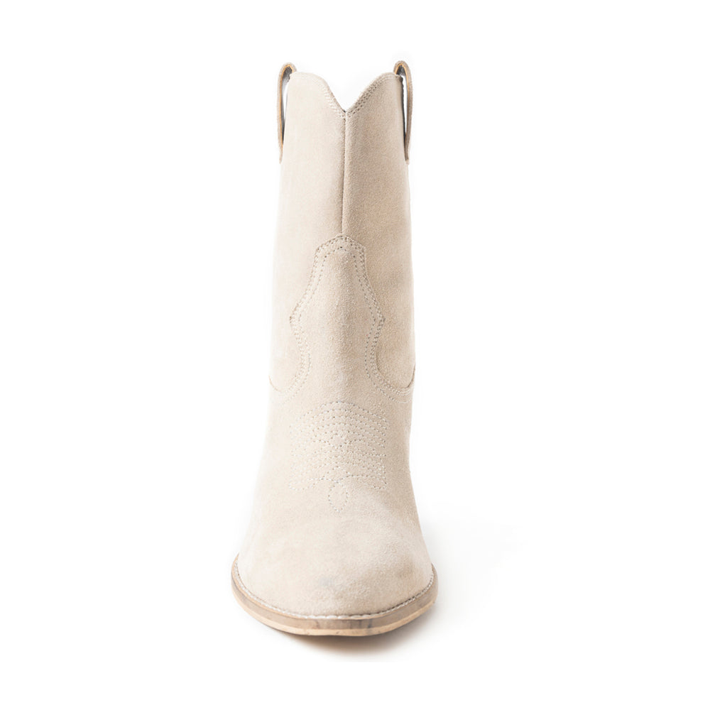 Crystal Creek Booties In Off White