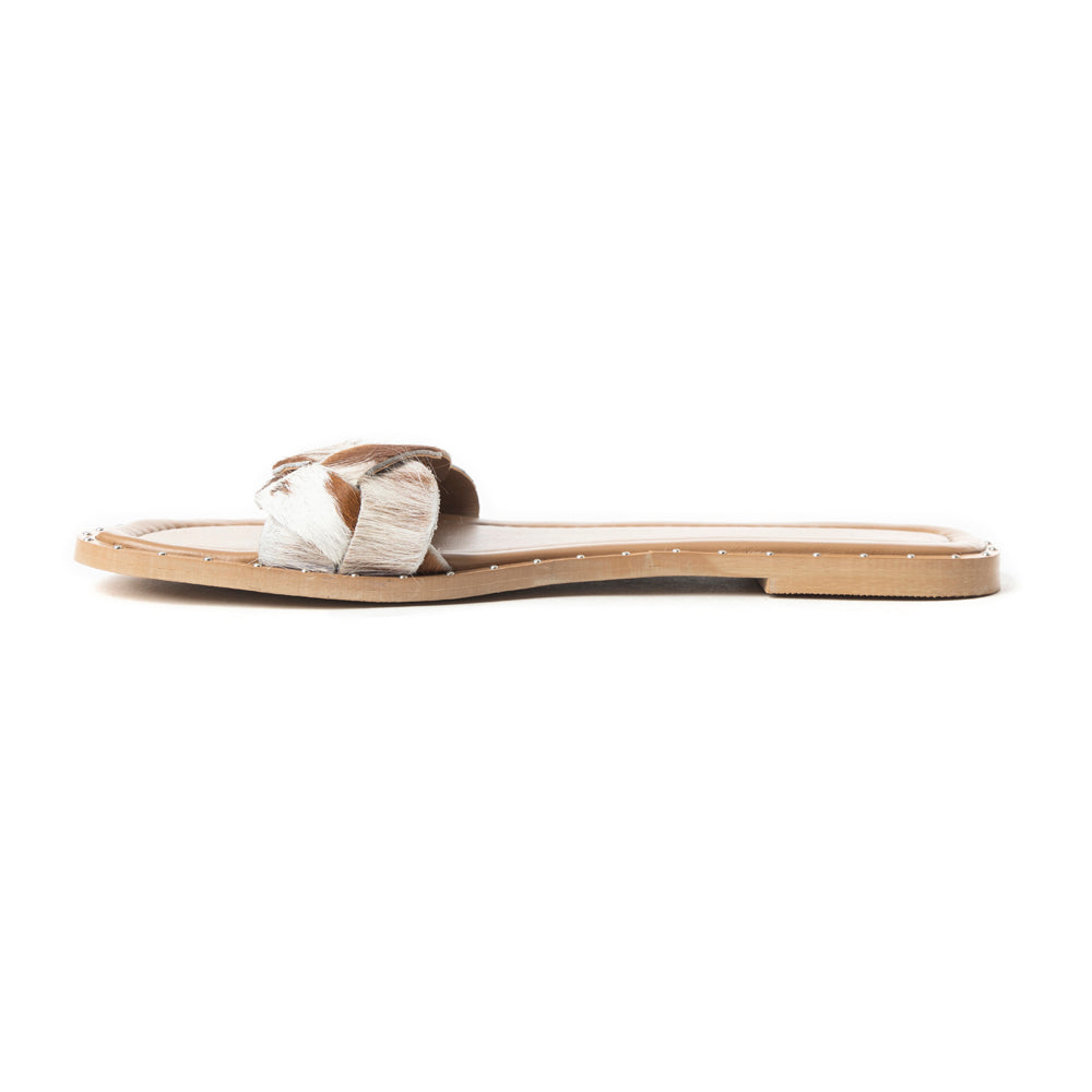 Pearline Sandals In Brown and White