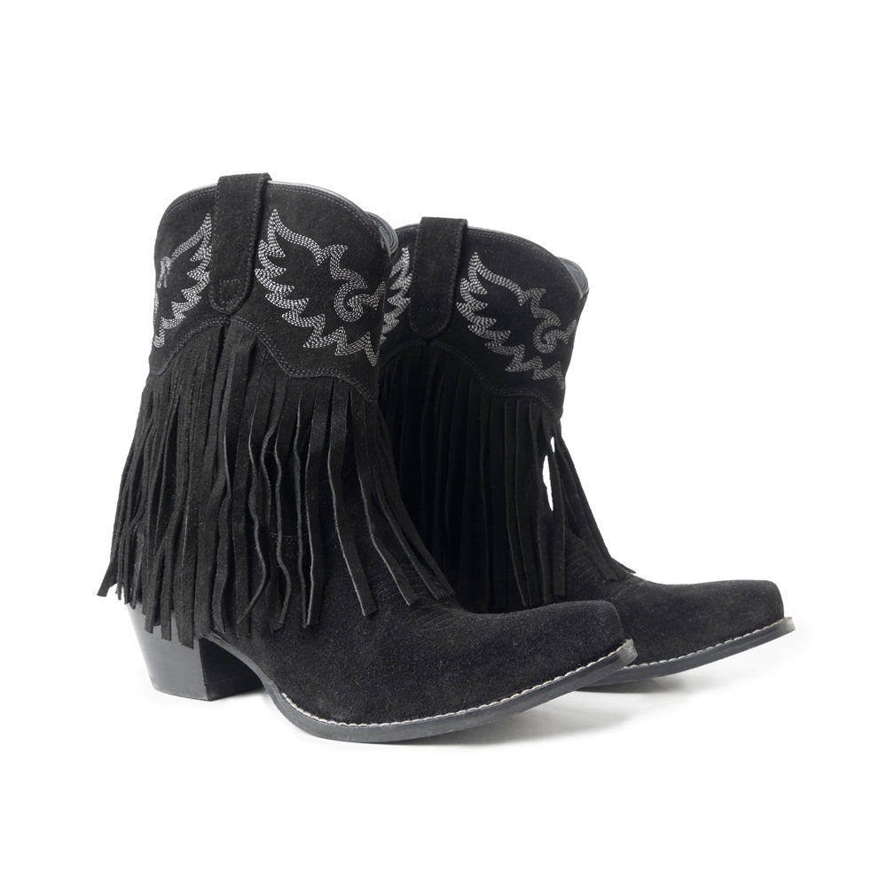 Rodeo Ride Booties In Black