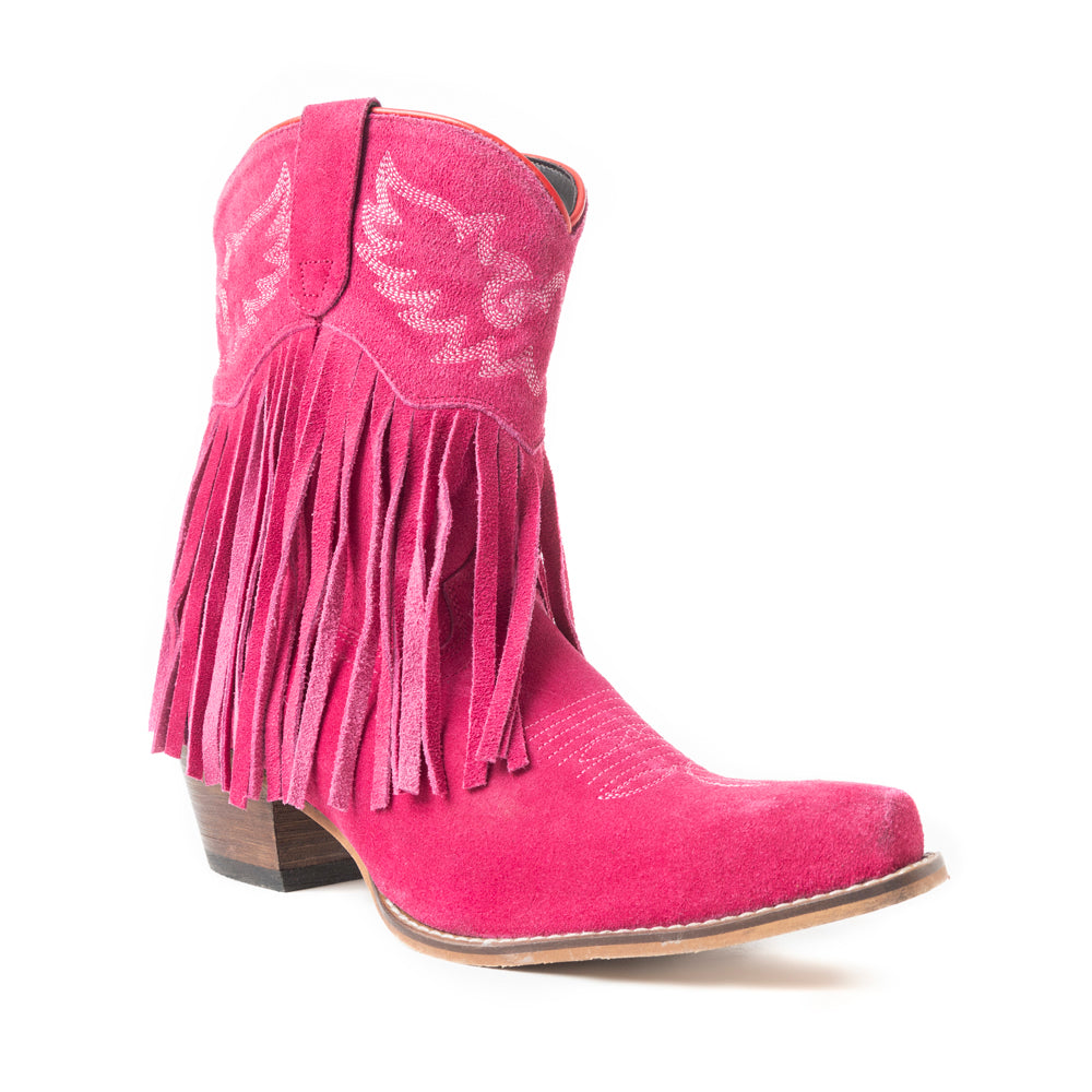 Rodeo Ride Booties In Pink