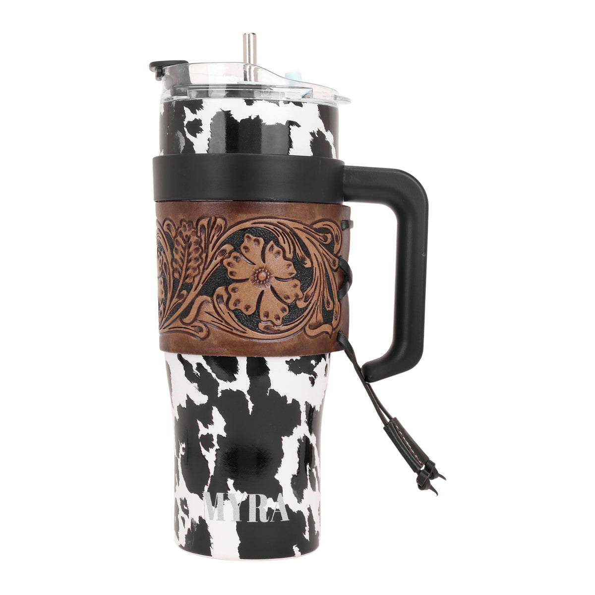 Wide Wyoming Tumbler In Black and White