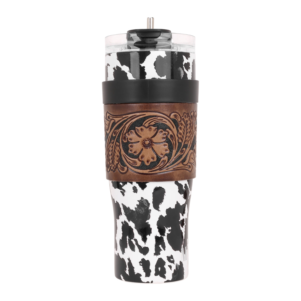 Wide Wyoming Tumbler In Black and White