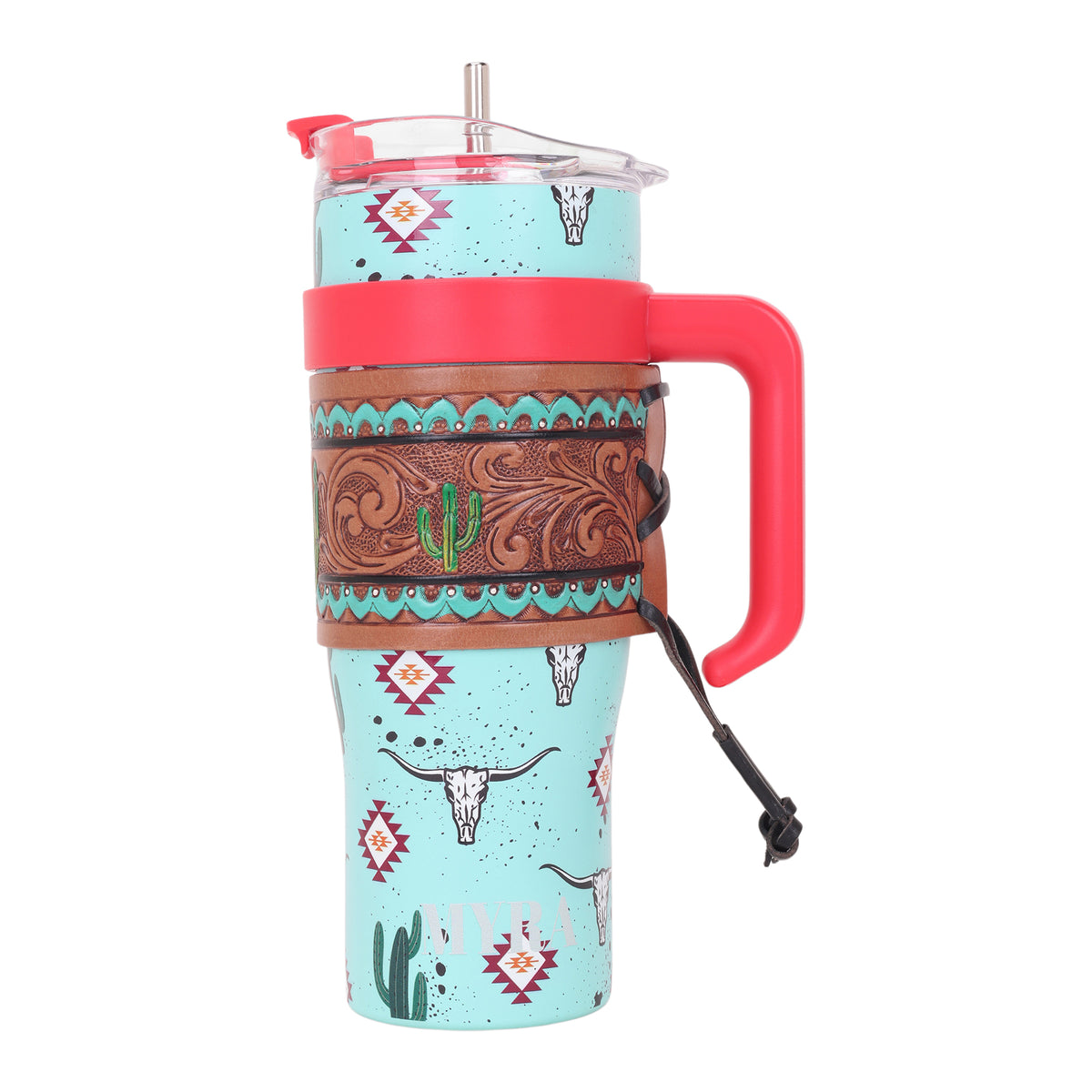 Wide Wyoming Tumbler In Sea Blue