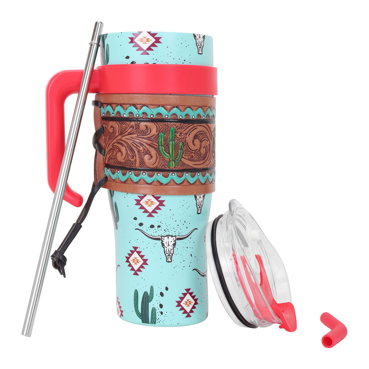 Wide Wyoming Tumbler In Sea Blue