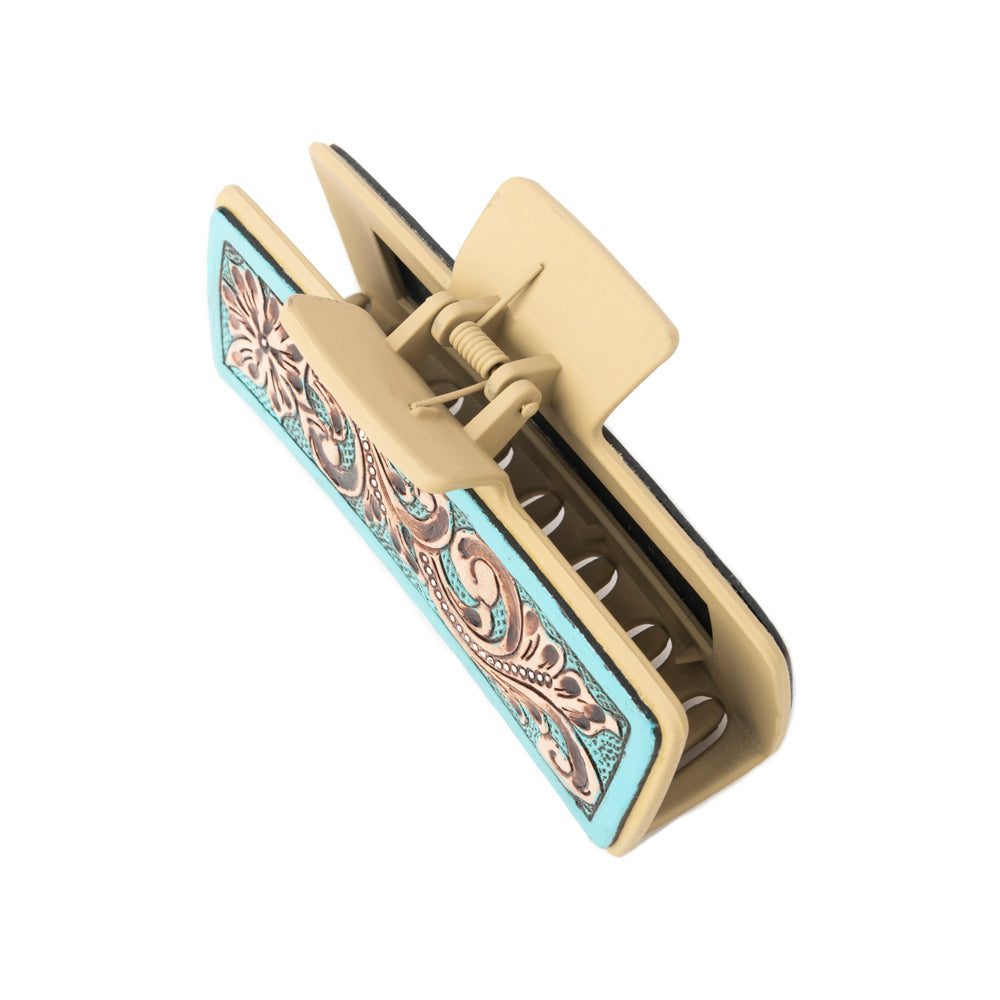 High Vista Hair Comb Clip In Turquoise