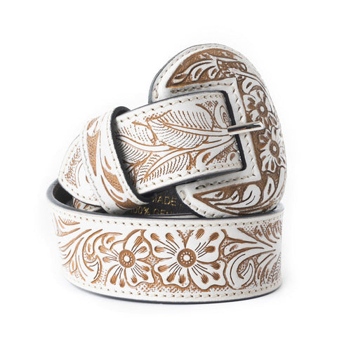 Talon High Desert Women's Belt In White