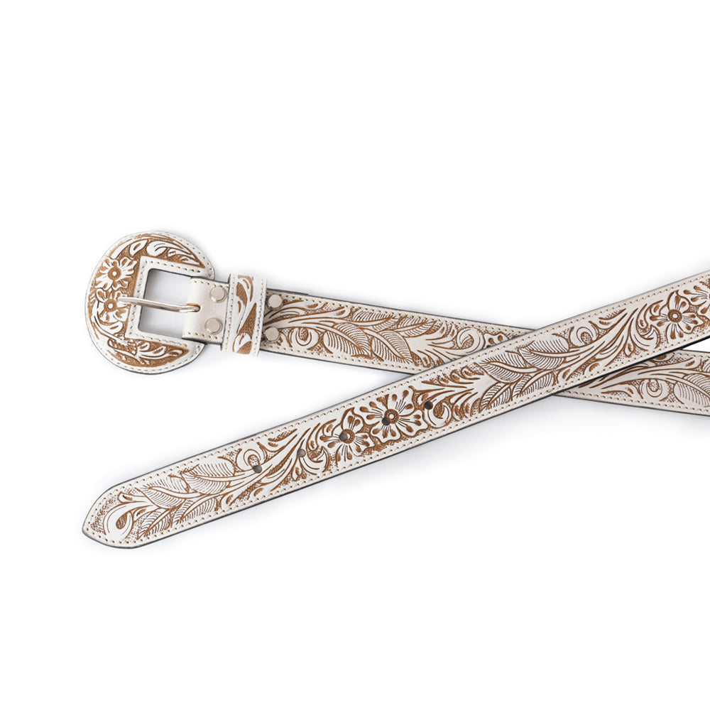 Talon High Desert Women's Belt In White