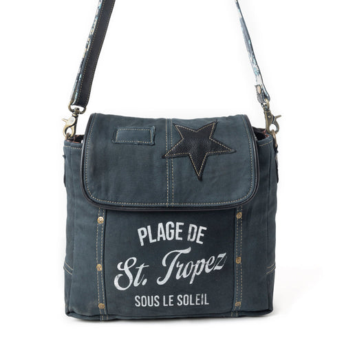 St. Tropez Explorer Shoulder Bag in Indigo