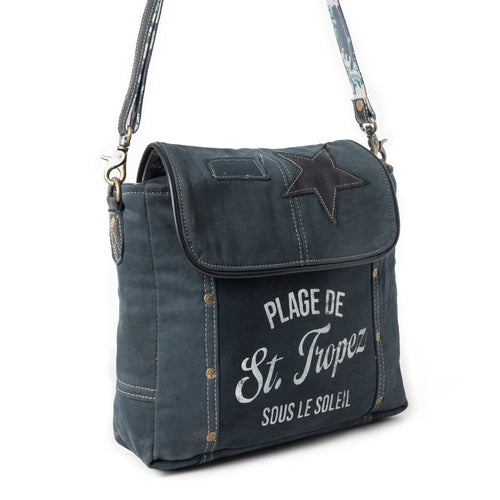 St. Tropez Explorer Shoulder Bag in Indigo