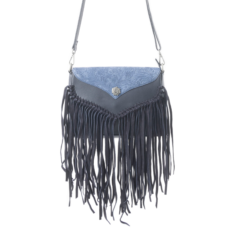 Wild West Fringe Leather Crossbody Bag Variant Combo