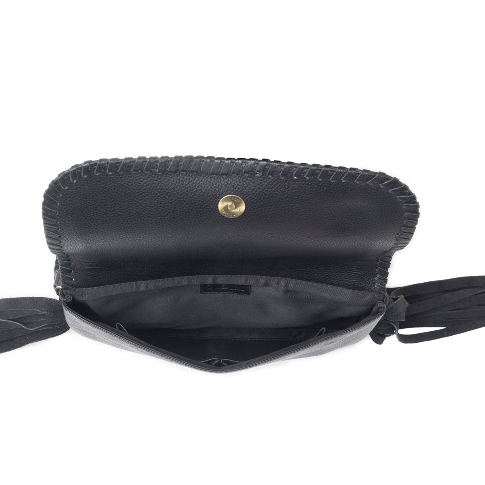 Arrowhead Trail Crossbody Bag in Shadow Black