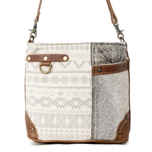Side Floral Design Shoulder Bag