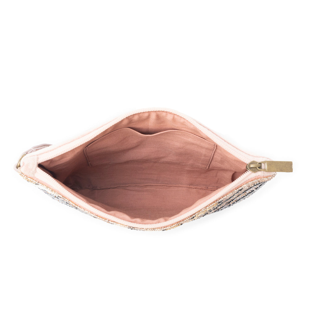 Flowing River Pouch In  Brown