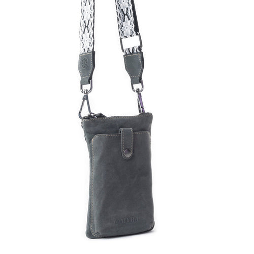 Saguaro Scout Leather Bag In Black